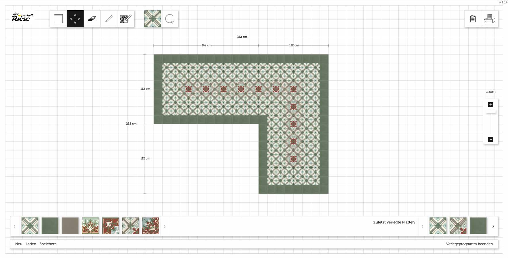 VIA Fliesen & Platten Verlegeplaner