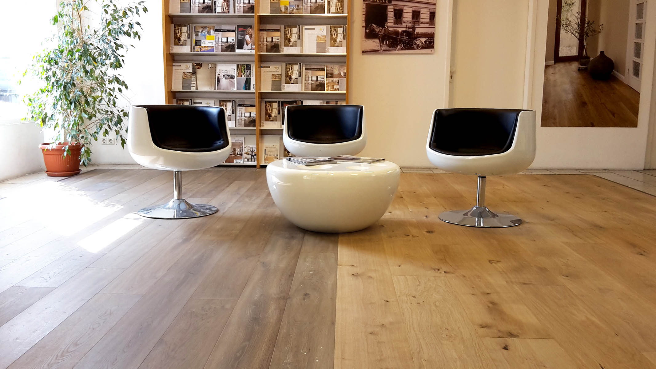 Der Parkett Riese Ausstellung – Aktionsfläche