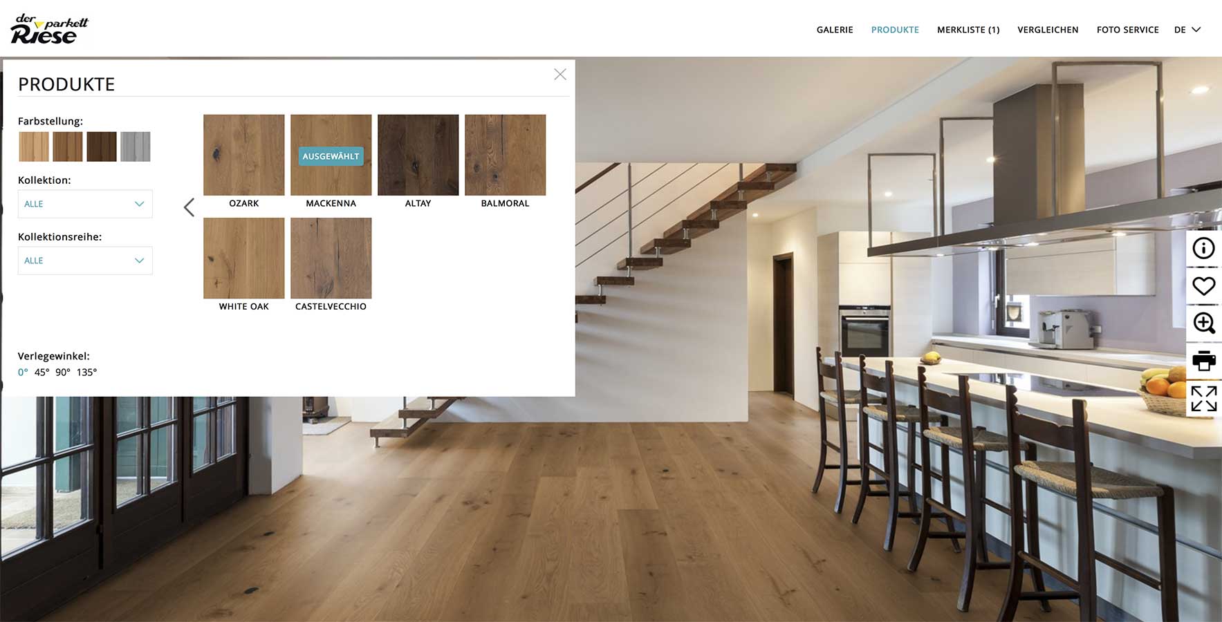 Der Parkett Riese Raumplaner