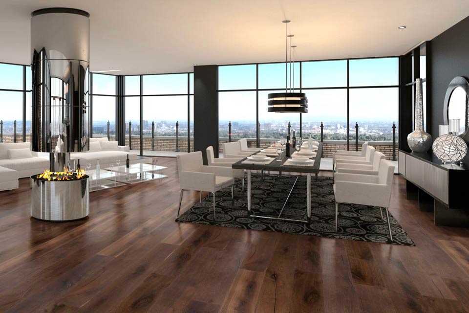 koelnparkett Landhausdiele Eiche Altay im Wohnraum – Der Parkett Riese Köln