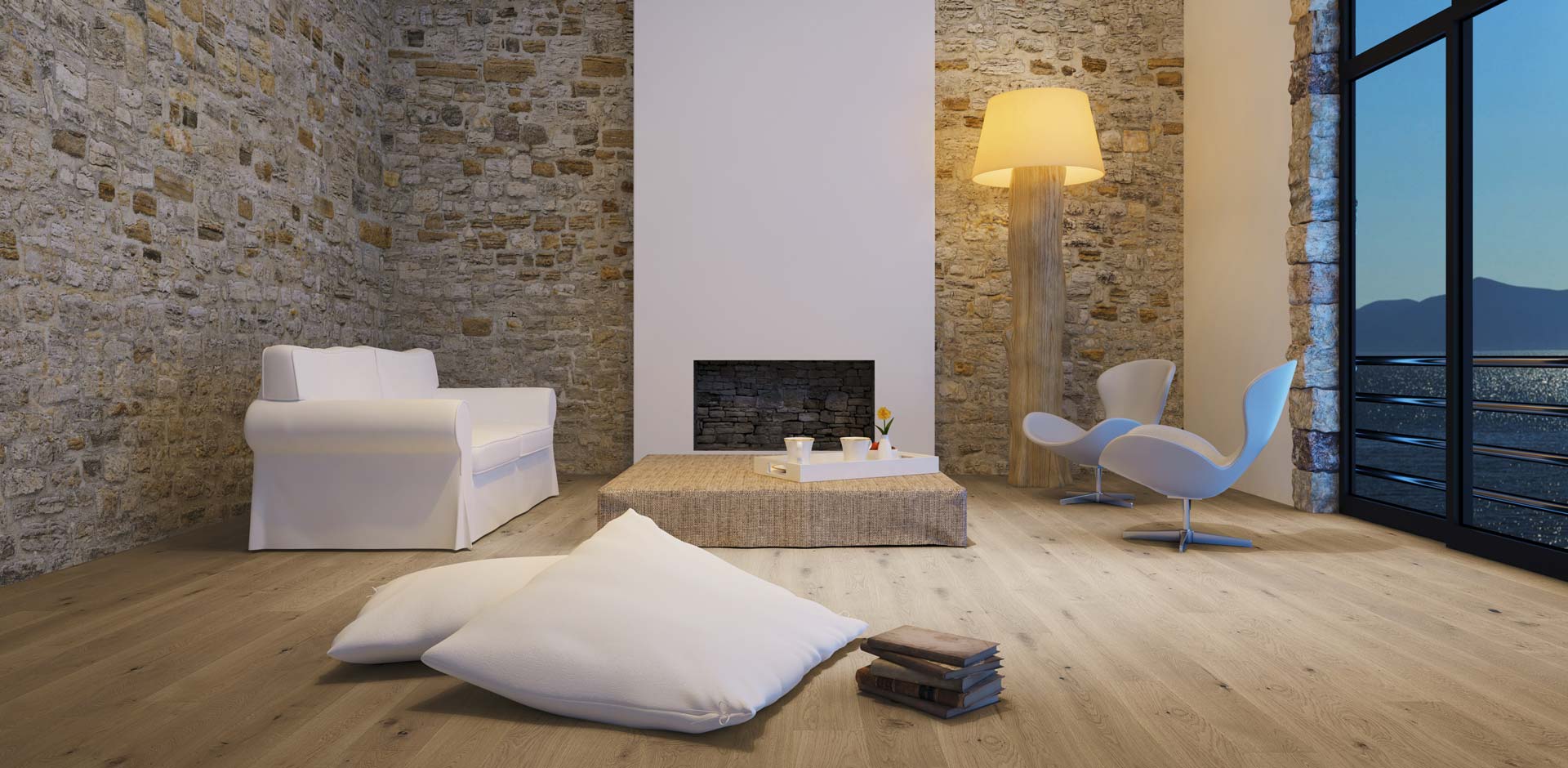 Raumbild Landhausdiele Eiche Mackenna | Der Parkett Riese Köln