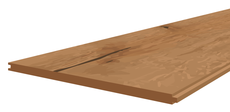 Massivholzdiele Aufbau Grafik