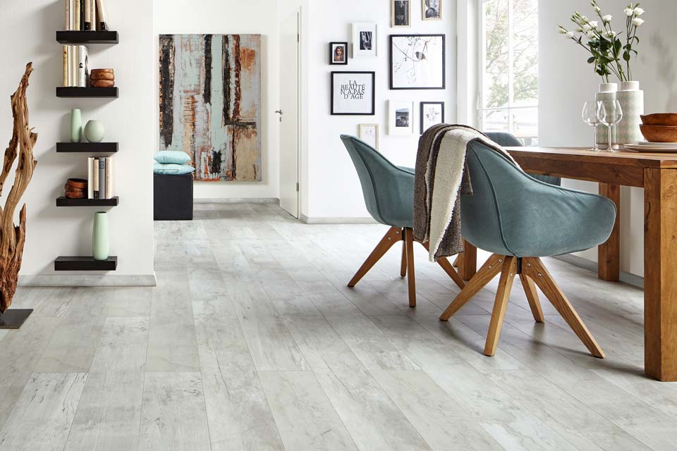 Solo weiß – Java Designboden von KWG