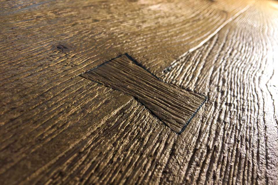 Details der Oberfläche: Eiche Balmoral