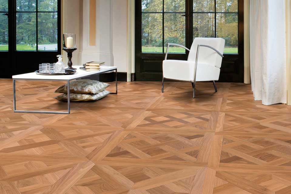 Eiche Christchurch Muster Pierrefonds – Tafelparkett von Solidfloor