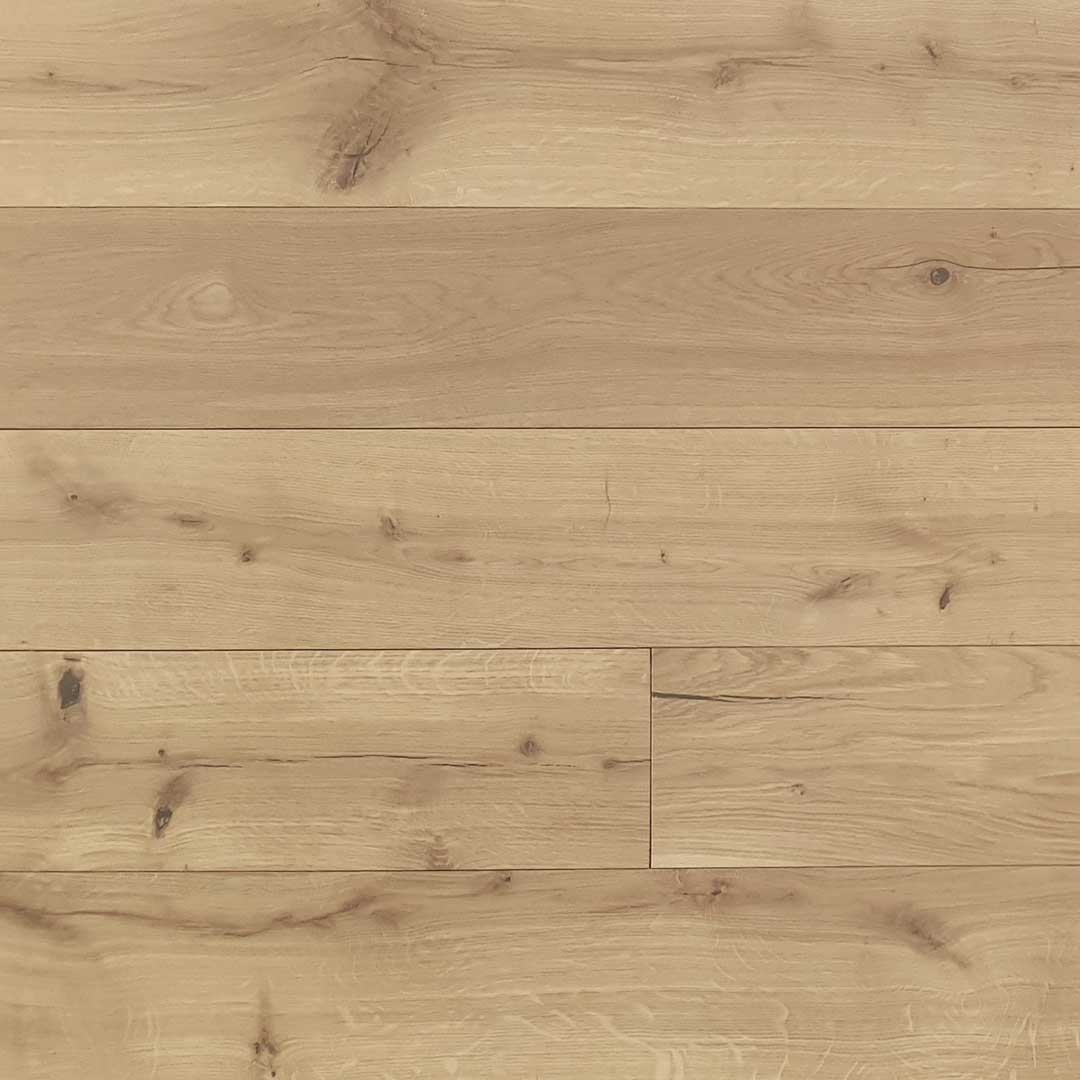 VIDAfloors Landhausdiele Eiche Country Style, weiß geölt